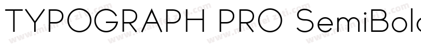 TYPOGRAPH PRO SemiBold字体转换